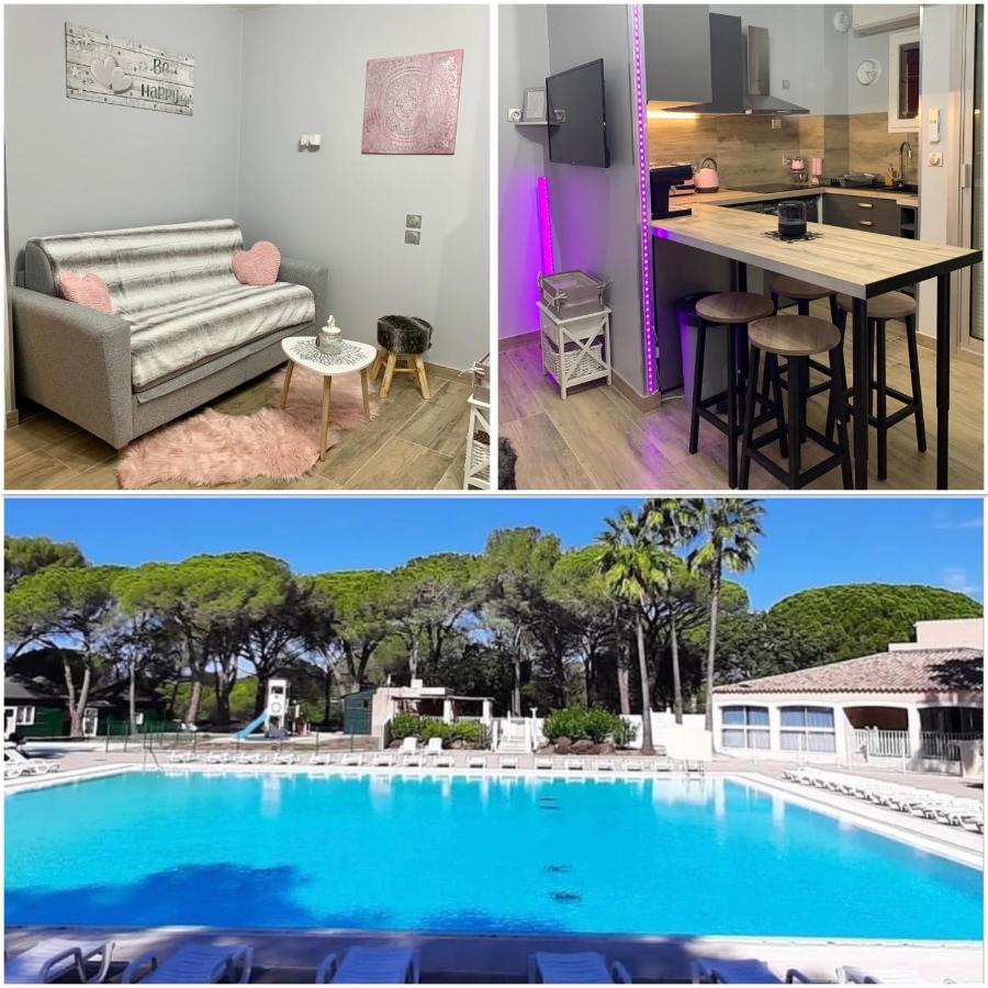 Studio Climatise Avec Piscine Saint-Raphael  Bagian luar foto